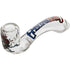 5.5in Bertha Sherlock Hand Pipe W/Ash Catcher Mouthpiece - G