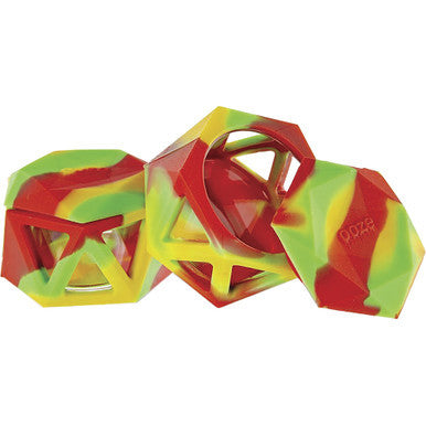 12Ct. Geode Silicone & Glass Container