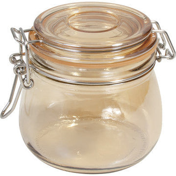 500Ml Glass Jars With Golden Coating