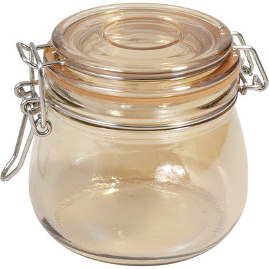 500Ml Glass Jars With Golden Coating