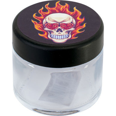 24Ct. 60Ml Small Tattoo Design Child Resistant Glass Jar