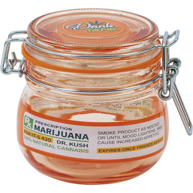 500Ml Glass Jars Orange Rx
