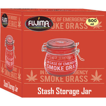 500Ml Glass Jars Red Emergency