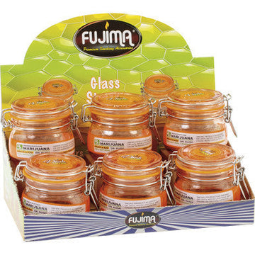 6Count 150Ml Rx Glass Stash Storage Jars.