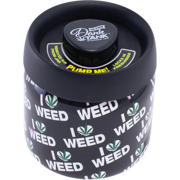 4.25In I Heart Weed Ultra Dank Tank Vacuum Jar