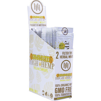 25 Ct. Bananagoo High Hemp Wraps 2pc To Pk.