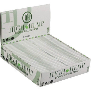 25 Ct. High Hemp Organic Rolling Paper King