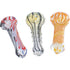 12ct. 3" Asst Color Hand  Blown Glass Pipes