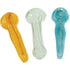 12 Ct. 4" Striped Hand Blown Glass Spoon Pipes