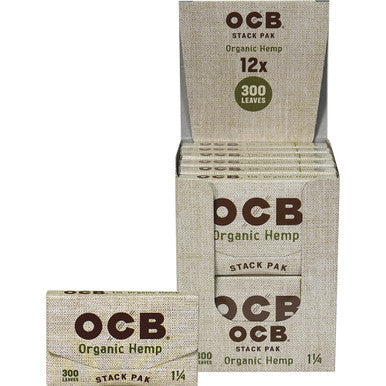12 Ct. Ocb Stack Pak 1.25" (300 Leaves per Pack)