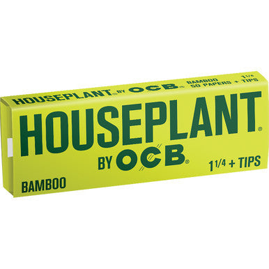 24 Ct. Bamboo 1.25" Papers + Tips Houseplant by Ocb - CannaDevices