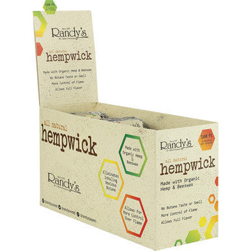 6Ct .100ft. Spool All Natural Randy's Hemp Wick
