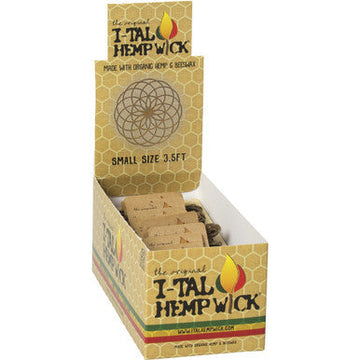 50Ct. Small Hemp Wick