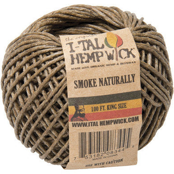 6Ct iTal Spool Hemp Wick - King Size