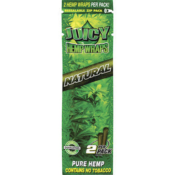 25 Ct. 2pk  Juicy Hemp Wraps Natural