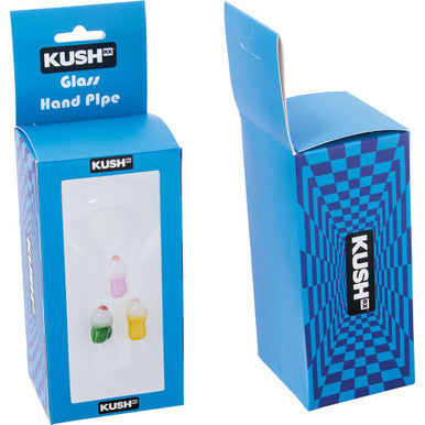 4" Cake Spoon Hand Pipe - White