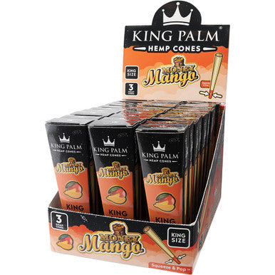 30 Ct. 3pk King Palm King Size Cones - Money Mango (POP) - CannaDevices