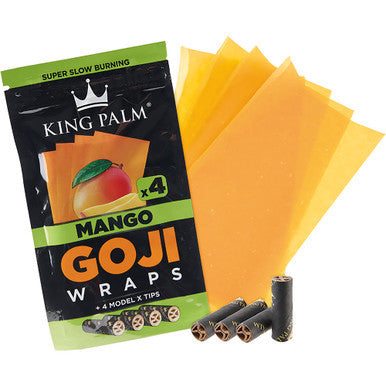 15 Ct. King Palm Goji Berry Wrap - Mango - 4pk - CannaDevices