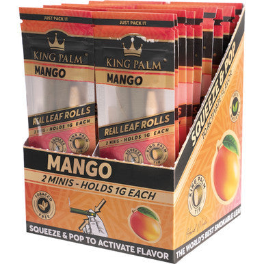 20 Ct. 2pk. King Palm Mini Rolls - Mango OG