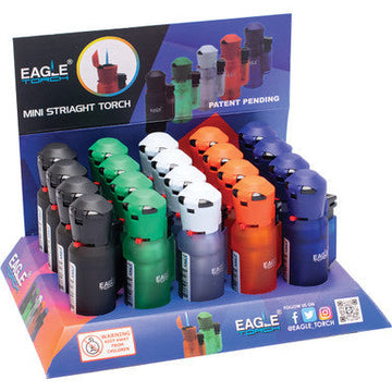 20Ct Mini Eagle -Straight Single Torch w/ Filp Cap