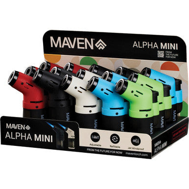 15Ct Maven Alpha Trans Mini Torch - CannaDevices