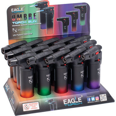 15Ct 4in Plastic Utility Side Torch Ombre Colors