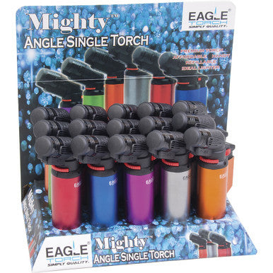 15Ct. Mighty Single Flame Angle Torch Filp Top