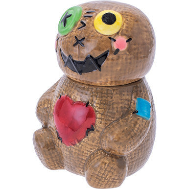 6In Voodoo Doll Ceramic Stash Jar