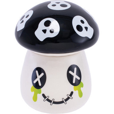 4.3In Mushroom Skull Stash Jar - CannaDevices