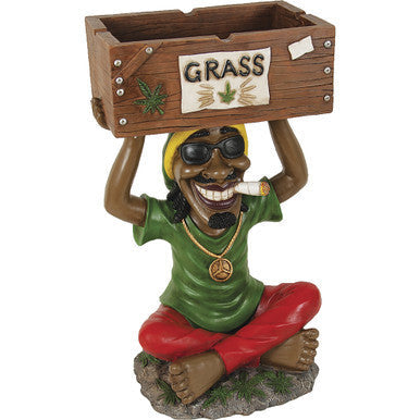 18" Large Jamaican Man Ashtray