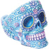Poly Stone Floral Skull Shape Ashtray