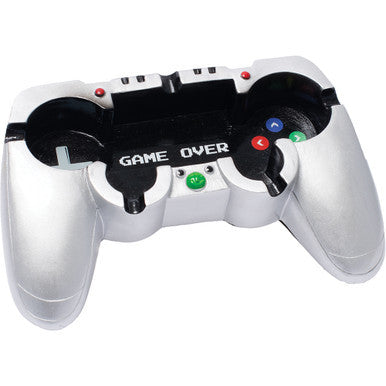 Silver/Black Game Remote Shape Ashtray