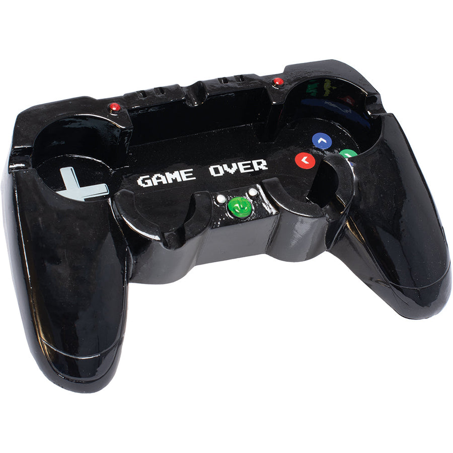 Black Game Remote Shape Ashtray