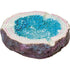 Blue Glitter Poly Stone Ashtray
