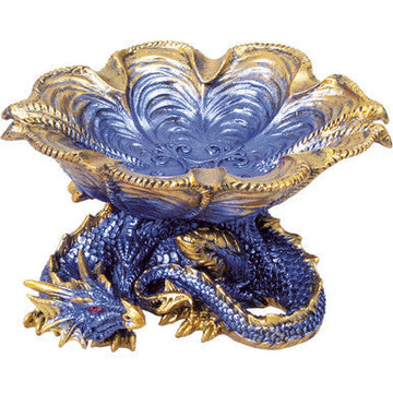 Blue Dragon Poly Stone Ashtray