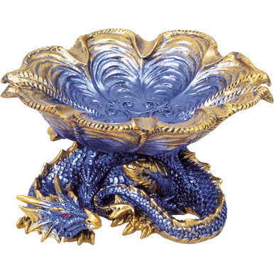 Blue Dragon Poly Stone Ashtray