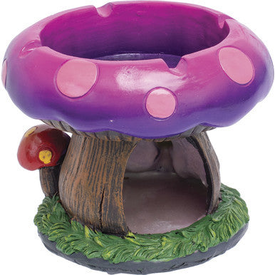 Large Mushroom Tree Poly Stone Ashtray