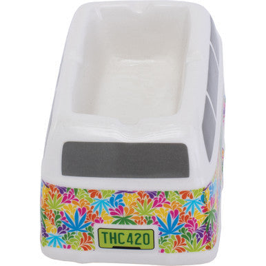5" Hippie Bus Ceramic Ashtray