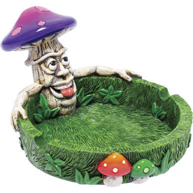 3.5in Stoned Mushroom Polystone Ashtray