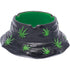 6in Black & Green Leaf Bucket Hat Ashtray