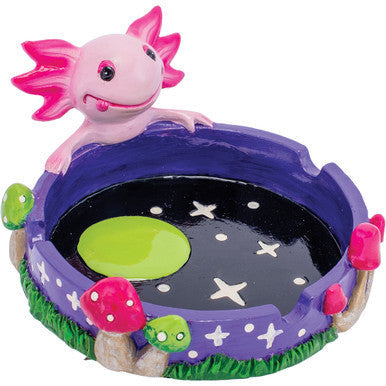 5in Pink Axolotl Star & Mushroom Ashtray - CannaDevices