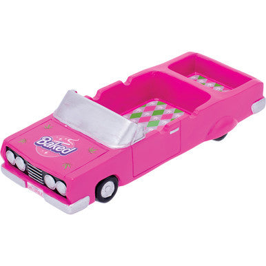 10in Pink Baked Covertible Ashtray