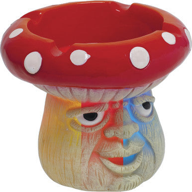 4ct. Mushroom Forest Light-Up LED Polystone Ashtray
