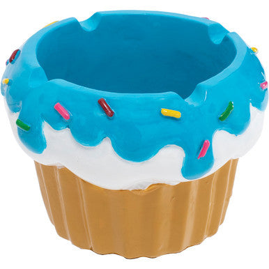 4ct Cupcake Polystone Ashtrays - Asst Colors
