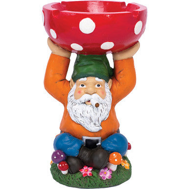 18in Jumbo Gnome Mushroom Ashtray