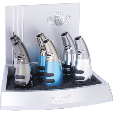 6Ct. Zico Single Torch Lighter