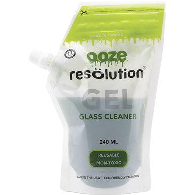 Ooze Resolution Gel Glass Cleaner - 240ml - Green - CannaDevices