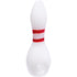 5in White Bowling Pin Glass Hand Pipe