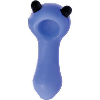 3.3in Blue Cute Cat Ears Hand Pipe