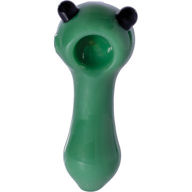 3.3in Green Cute Cat Ears Hand Pipe